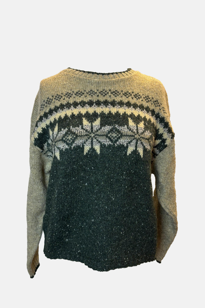 Woolrick Green Nordic Sweater image 0