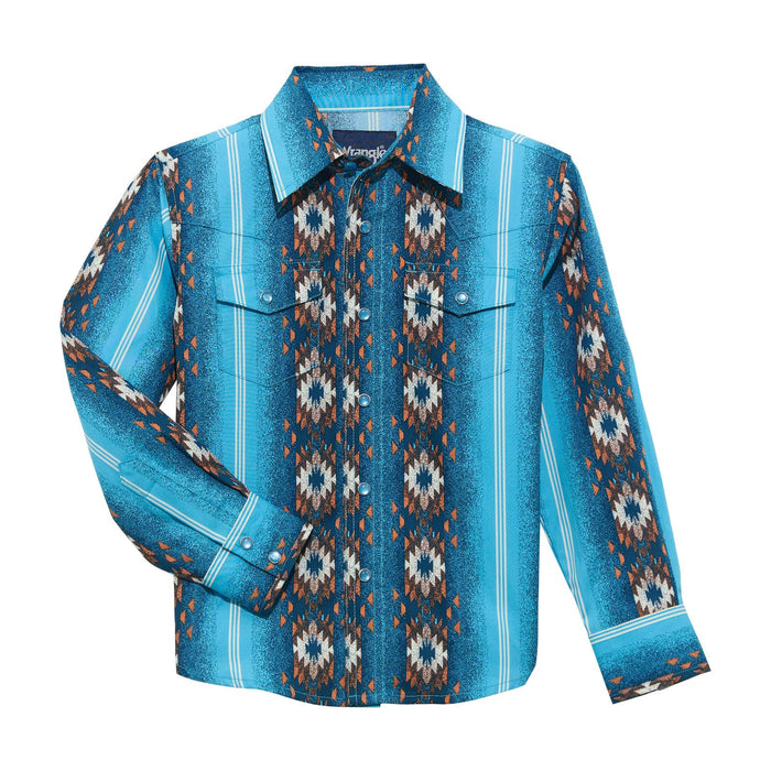 Wrangler Boys Checotah Shirt Long Sleeve
