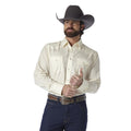 Wrangler Tan Sports Western Snap Long Sleeve