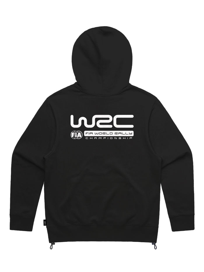 WRC Unisex Black Logo Hoodie