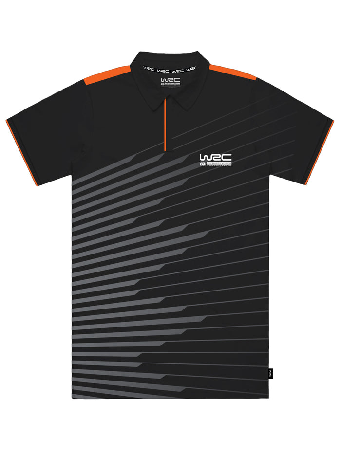 WRC Unisex Black Premium Polo
