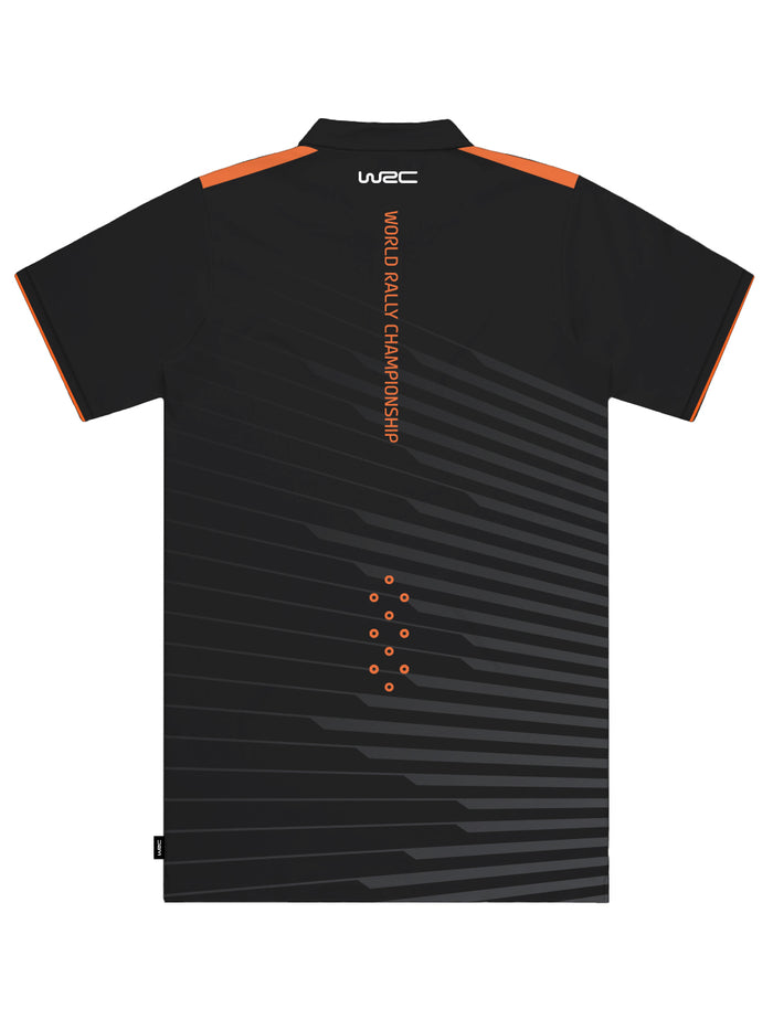 WRC Unisex Black Premium Polo