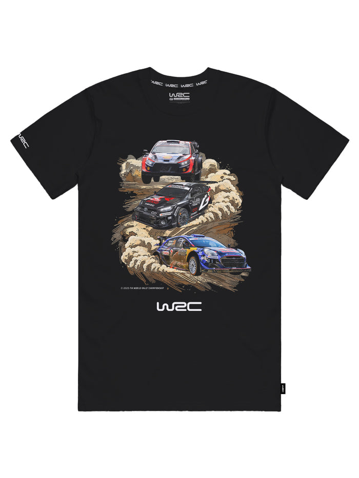 WRC Unisex Graphic Action T-Shirt
