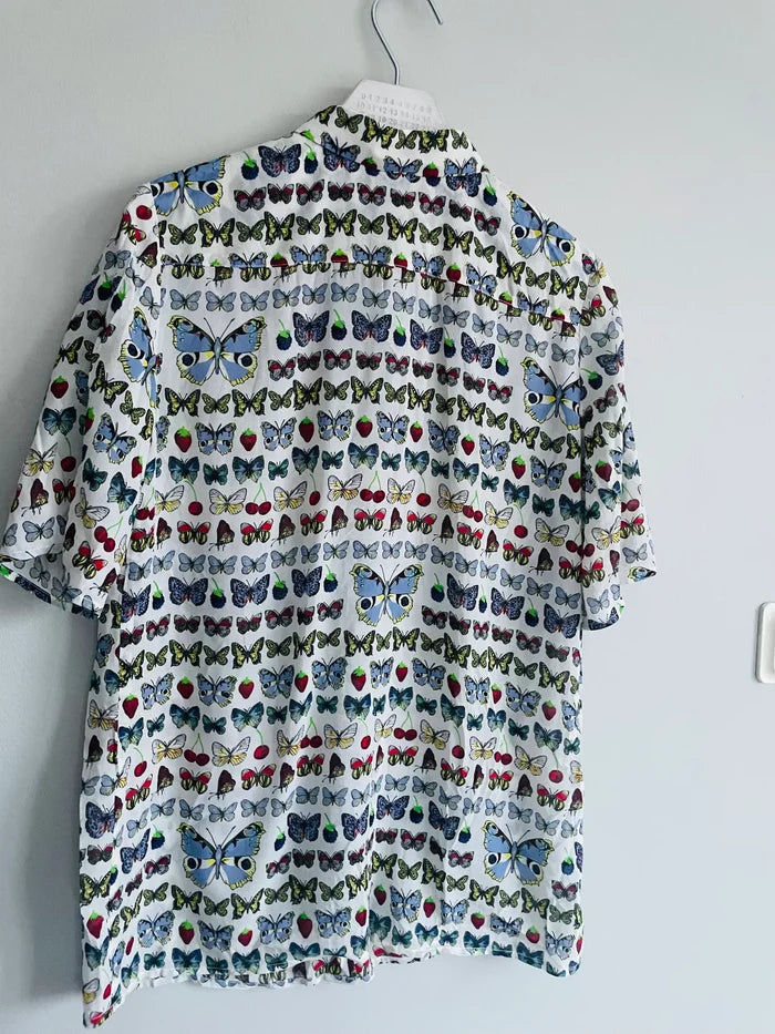 Versace X H&M Butterfly Silk-sidenblus