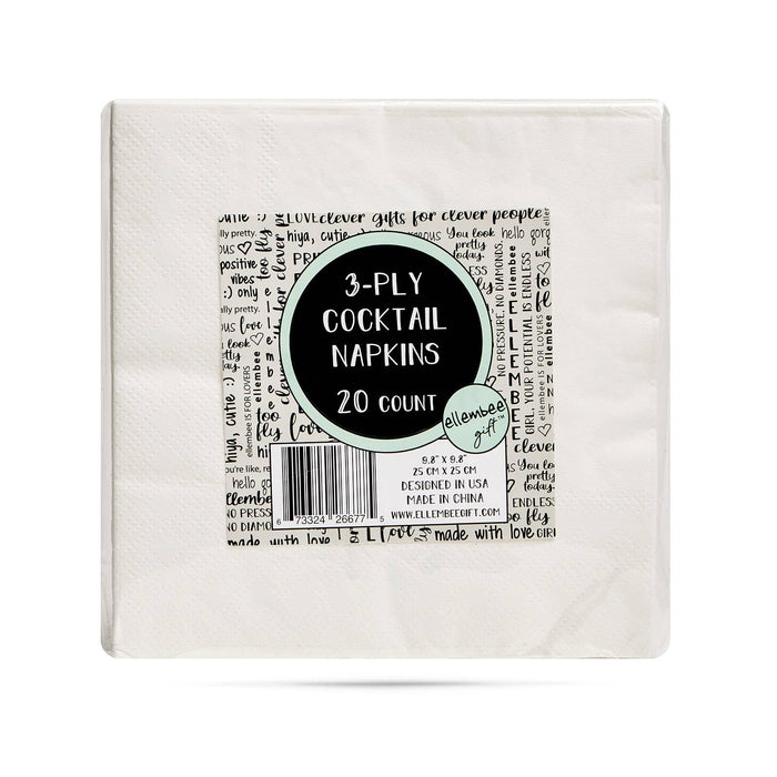 Yesterday I quit drinking but tonight Cocktail Napkins
