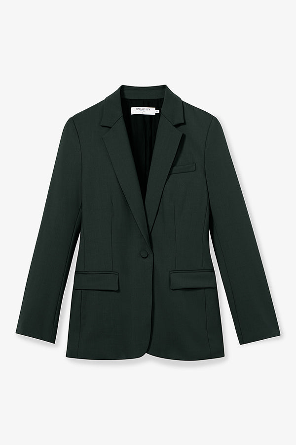 Packshot image of the yiyan blazer in forest | Exclude | Still