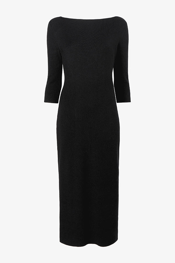 Packshot image of the Zana dress in Black | Exclude | Still