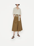Zara Brown Paperbag Waist-byxor NWT