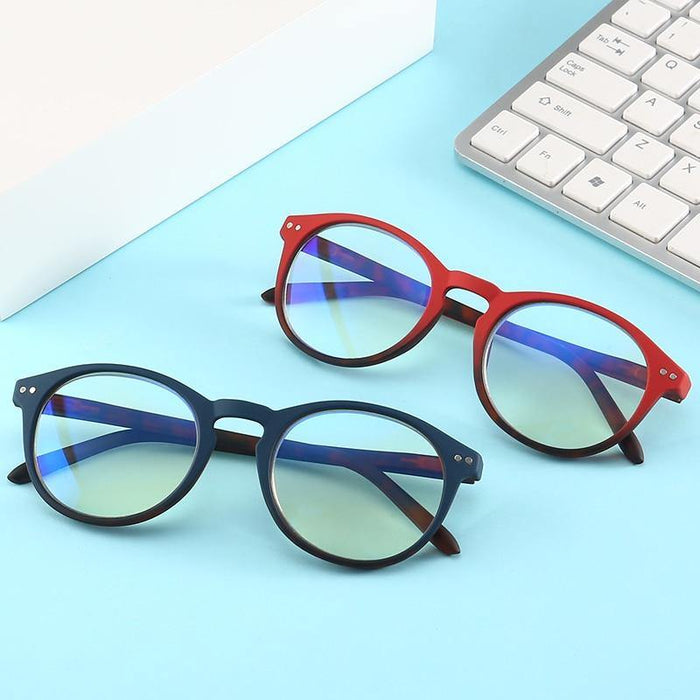 ZENOTTIC Round Frame Reading Glasses For Men Women Anti-blue light - foxberryparkproducts
