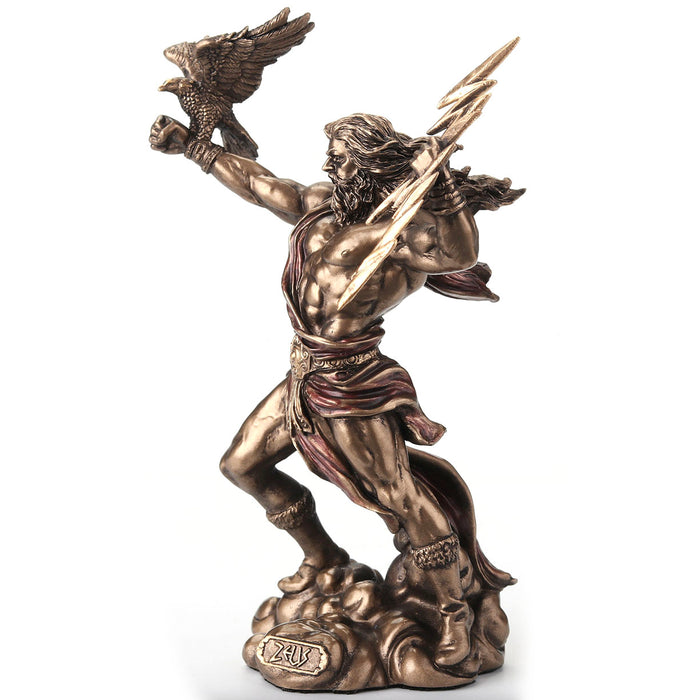 Zeus with Thunderbolt Small Statue