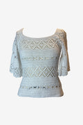 Zimmermann Crochet Short Sleeve Shirt image 0