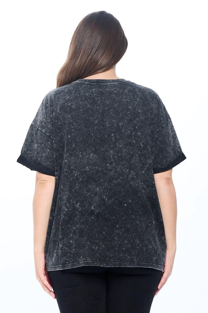 Zutter Nashville Cactus Guitar Curvy Graphic Tee
